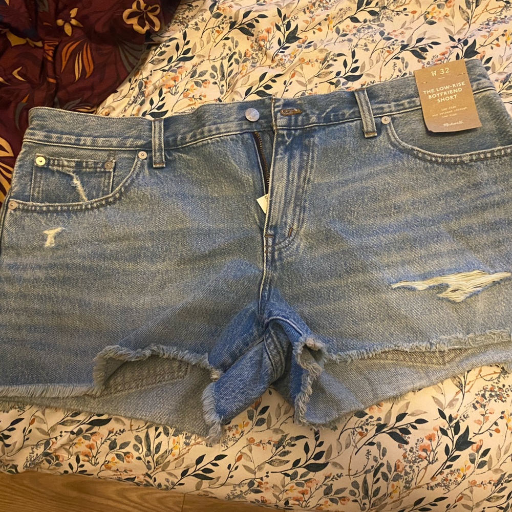 Women's Blue Denim Shorts